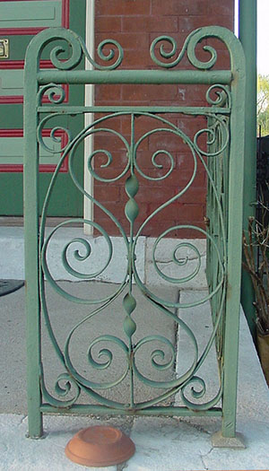 porch railing, no machine welding, joined by rivets